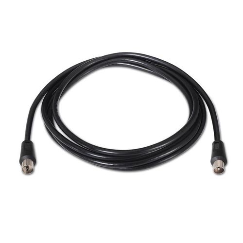 NanoCable 10.26.0202 - Câble d'antenne TV 75 Ohm, mâle-femelle, 1,8m