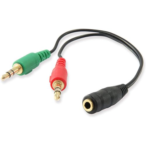 Câble audio mini jack 3,5 mm femelle vers 2 jack 3,5 mm mâle