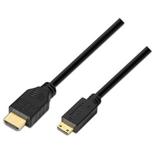 Aisens - câble hdmi à mini hdmi haute vitesse / hec, a/m-c/m, noir, 3,0m