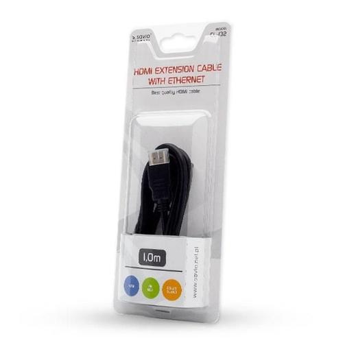 Savio Câble d'extension hdmi 1m cl-132