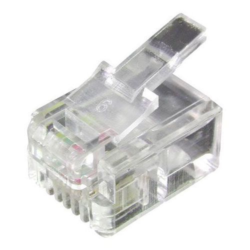 Kit 100 Connecteurs Rj11 4p4c Equip 12111111
