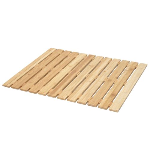 Tapis de bain douche Baignoire pour salle de bain en bamboo antidérapant 60x50cm 04_0005346