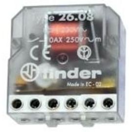 FINDER 26.08 230Vac 2Ctos NO 10Amp pas à pas relais de 10Amp.