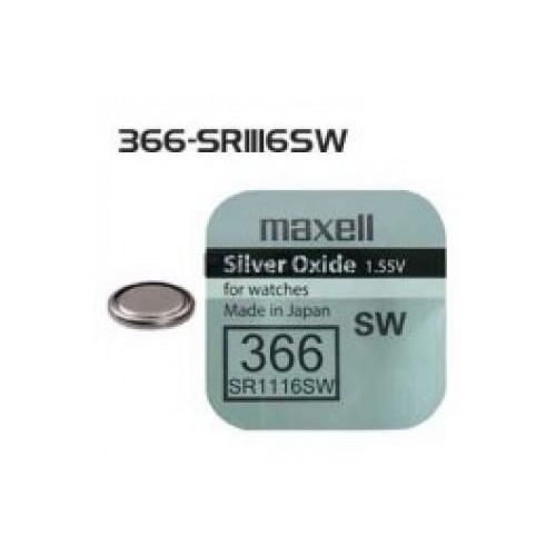 366 Pile bouton à l'oxyde d'argent MAXELL SR1116W