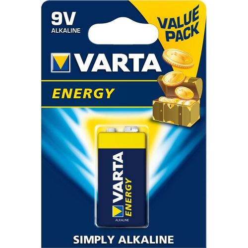 BOÎTE 10 Piles sous blister 6LR61 VARTA ENERGY 9V Alcali