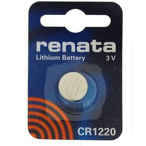 Batterie au lithium Cr1220 Renata 3vdc 38mah 12,5x2mm Cr1220/renata