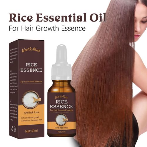 Shampoing À L'eau De Riz Pour La Croissance Des Cheveux, Huile Essentielle, Soin Capillaire, Croissance Rapide, Cheveux Plus Épais, Perte De Cheveux, 30ml 