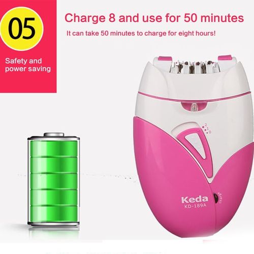 Épilateur Électrique Avec Accessoires Pour Femmes, Rasoir, Bikini, Tondeuse, Glisse En Douceur