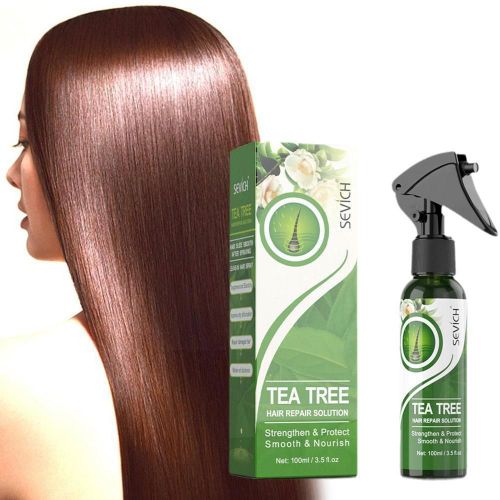 Spray Adoucissant En Arbre À Thé, 100ml, Soin Pour Cheveux Abîmés, Nourrissant, Hydratant En Profondeur, Soins Secs, Réparation Des Écailles, G9o7 