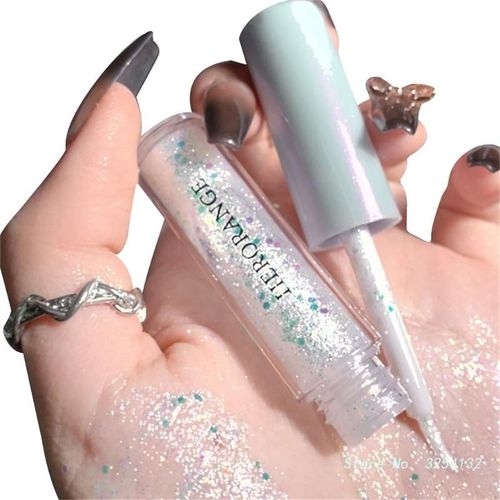 Ombre À Paupières Liquide À Paillettes, Maquillage Pour Femmes Et Filles, Séchage Rapide, Longue Durée, Imperméable 