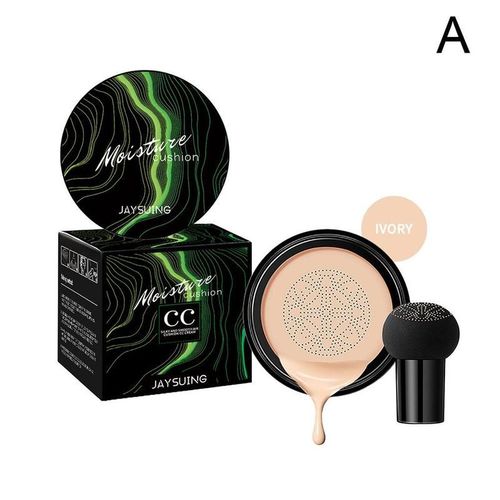 Correcteur À Coussin D'air Cc Bb Crème, Maquillage Hydratant, Tête De Champignon Ivoire, Peau Foncée Naturelle, Améliore Le Teint De La Peau 