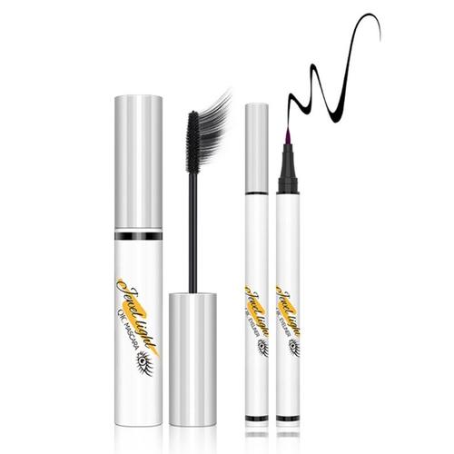 Cils Recourbés Pour Femmes, Mascara, Eyeliner, Longue Durée, Waterproof, Maquillage, Allongement 