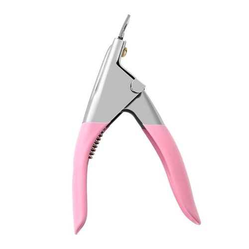 Pince À Ongles Professionnelle, Coupe-Ongles En Forme De U, Fausse Compétence, Couteau De Coupe, Manucure, Rose, Acier Inoxydable, Outil De Manucure 