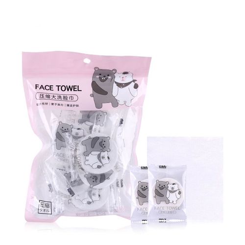 Serviette Compressée En Coton, Économie D'espace, Hôtels Voyage De Camping, Serviettes De Visage Portables Pratiques Voyage Essentiel Serviette Humide Compressée 