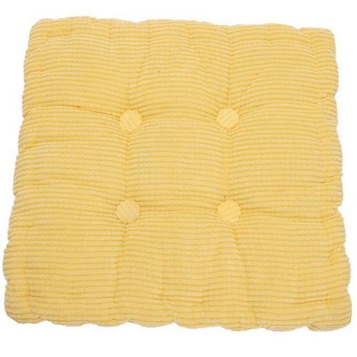 Coussin De Chaise En Coton Doux Lavable, Plaid De Forme Carrée, Épais Et Chaud Pour L'hiver, Décoration De Sol Pour La Maison, 672720, 1 Pièce