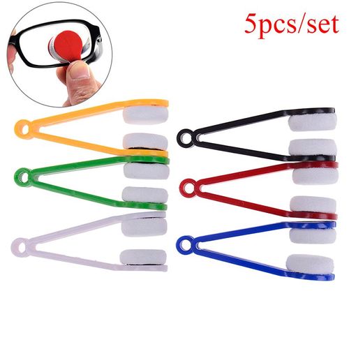 5 Pièce/Ensemble Lunettes Nettoyant Brosse Microfibre Mini Lunettes De Soleil Lunettes Microfibre Brosse Nettoyant Lunettes Outil Propre Brosse 