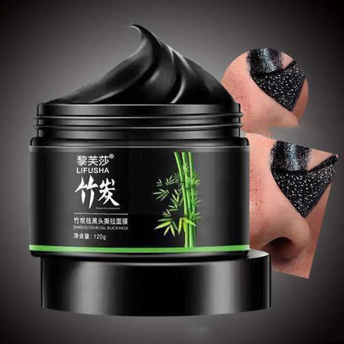Dissolvant De Têtes Noires Au Charbon De Bambou, Soin Pour Le Visage Et La Peau, Contrôle En Profondeur Du Sébum, 120g Re D6m3 
