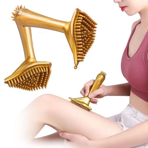 Brosse De Massage Méridienne Triangulaire Anti-Cellulite, Pour Le Corps, Amincissant, Spa, Bain, Exfoliant 