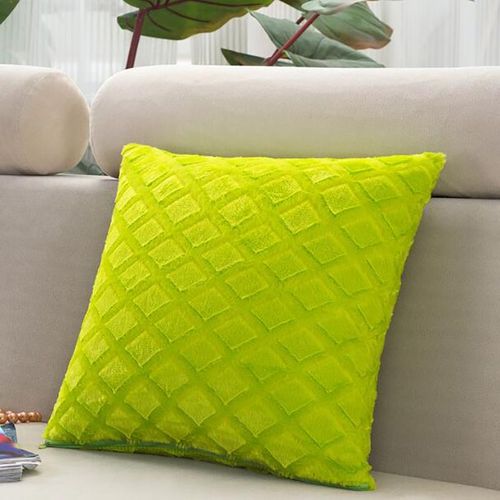 Housse De Coussin En Velours Pelucheux, Taie D'oreiller Pour Canapé, 43x43cm, Décoration Nordique Pour La Maison
