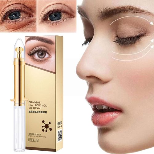 Crème Hydratante Pour Les Yeux 3g, Petit Tube Doré, Anti-Rides, Pour La Peau, Élimine Les Yeux, Pour Femmes, Éclaircit Les Cernes, Soins Foncés, U4x2 