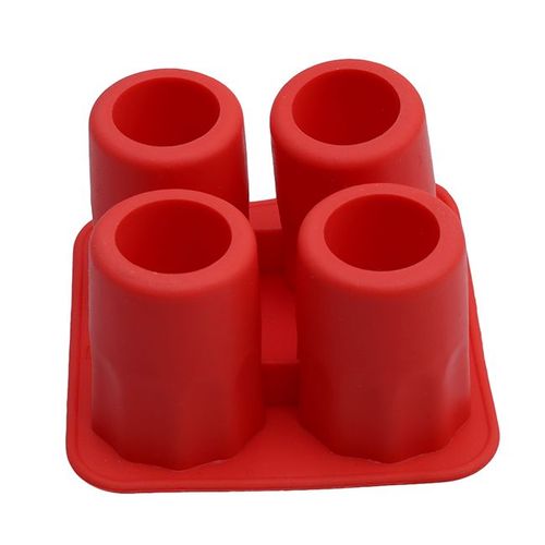 Fabricant De Moules À Glaçons En Silicone En Verre, Créatif, En Forme De 4 Tasses, Pour Congélation, Outils De Bar, Ustensiles De Cuisine, Offre Spéciale