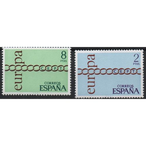 Espagne Timbre Europa 1971