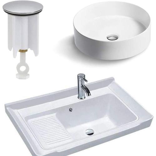 Bouchon de lavabo de salle de bain universel 40 mm, bouchon de