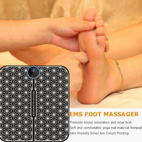 Tapis De Massage Électrique Ems Pour Les Pieds, Soulage La Douleur Et Stimule La Circulation Sanguine, Soins De Santé, Améliore La Douleur, Référence X8i1