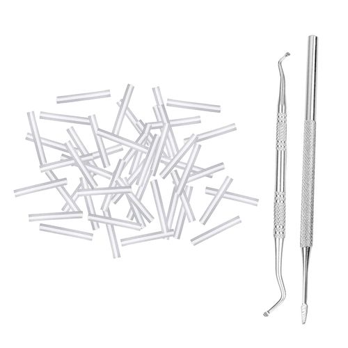 Correcteur D'ongles Incarnés, 50 Pièces, Bandes De Coupe-Ongles Confortables, Attelle De Levage, Lisseur, Usage Domestique, Soins Des Pieds Pour Femmes 