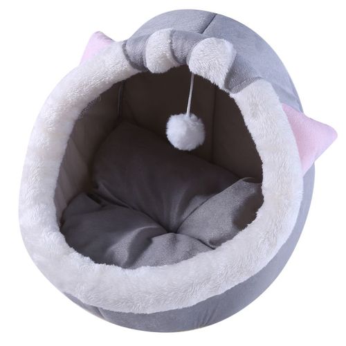 Panier De Lit Très Doux Et Chaud Pour Chaton, Chat Ou Petit Chien, Coussin Douillet, Sac Lavable