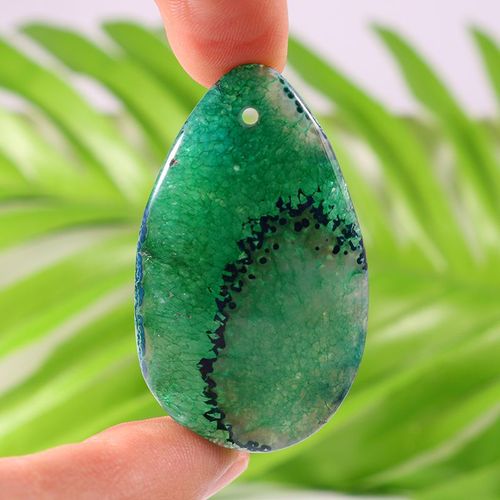Breloques En Cristal Vert Pour La Fabrication De Bijoux, Différentes Tailles, Pendentif En Pierre Naturelle, 2021