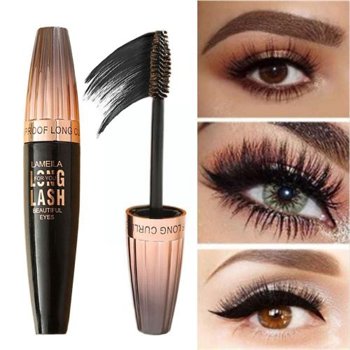 Mascara 4d En Fiber De Soie Pour Cils, Waterproof, Longue Durée, Cosmétique, Maquillage, Extension, Cils Noirs, Z9d5 