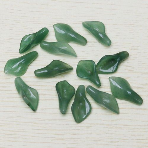 Quartz Vert Naturel Aventurine, Perle De Fleur De Gloire Du Matin, Fabrication De Bijoux, Pendentifs De Boucles D'oreilles, Livraison Gratuite