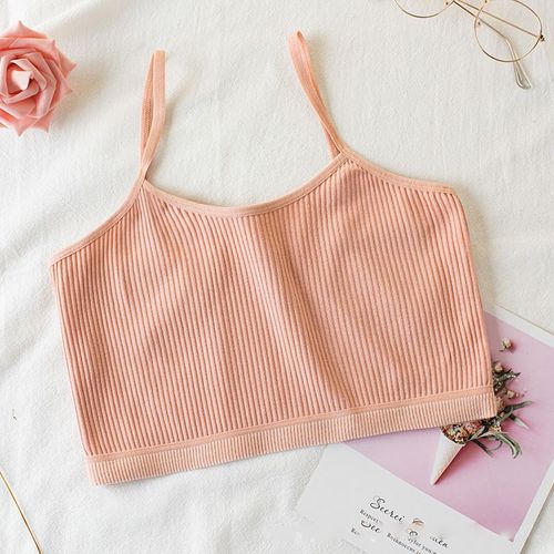 Sous-Vêtements En Coton Et Spandex, Bande Filetée, Double Couche, Pour Adolescentes De 6 À 12 Ans, A7 
