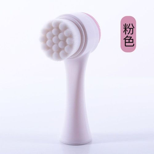 Brosse De Nettoyage Du Visage En Silicone, Double Face, Élimine Les Points Noirs, Produit Nettoyant Les Pores, Exfoliant, Brosse De Gommage Du Visage 