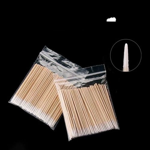 Coton-Tige En Bois Pour Ongles, Bâtonnets De Nettoyage, Tête En Coton Pour Manucure, Correcteur De Détail, Dissolvant De Vernis, Outils D'art, 300 Pièces 