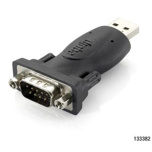 Equip Life - Adaptateur série - USB 2.0 - RS-232 - noir