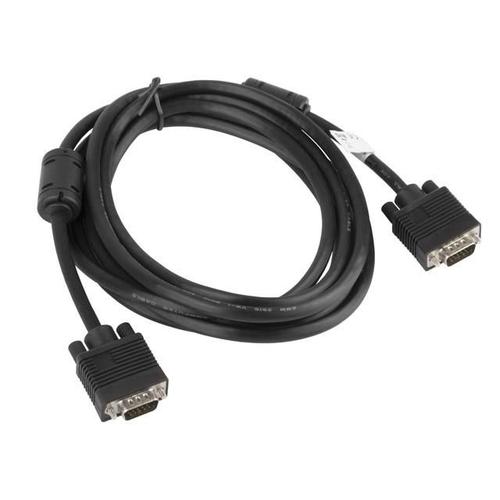 LANBERG CABLE VGA MALE FEMELLE FERRITE NOIR 3 M