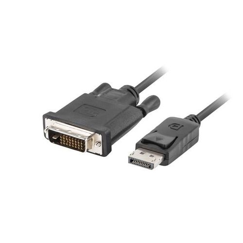 Câble DISPLAYPORT LANBERG Male/DVI-D Male 24+1 1.8M Noir