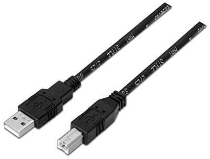 Aisens - câble d'imprimante usb 2.0, type a/mb/m, noir, 4,5 m