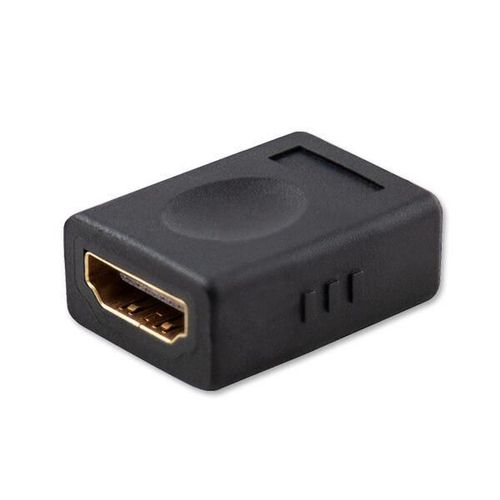 SAVIO HDMI (F) - HDMI (F) - Adaptateur Barrel Droit CL-111 Noir