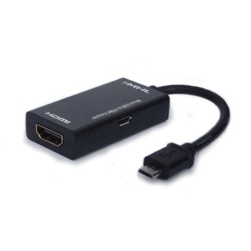 SAVIO CL-32 Câble Adaptateur HDMI Micro-USB 5 Broches Noir