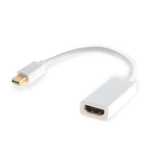 SAVIO CL-57 Mini DP HDMI vers câble adaptateur blanc