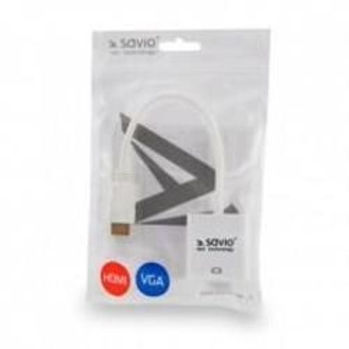 SAVIO CL-27/B Adaptateur HDMI-VGA