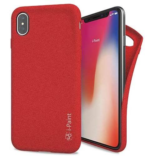 I-Paint - Coque Iphone - Rouge, Iphone X