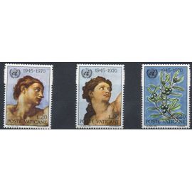 Vatican Timbres Nations Unies 1970