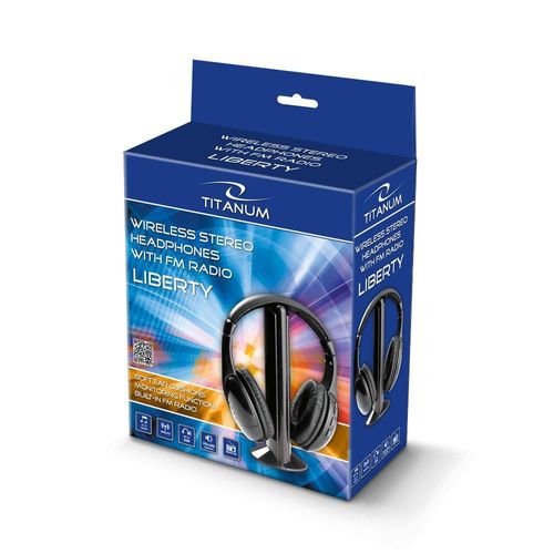 Esperanza Th110 Titanum - Casque Sans Fil Avec Radio Fm Intégrée, Couleur Noir