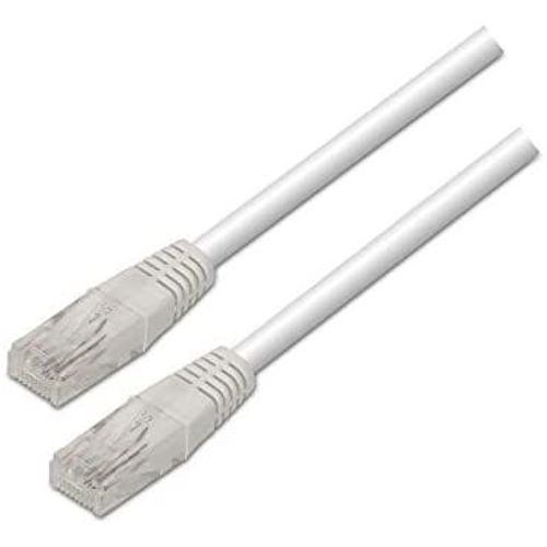 Aisens - câble réseau patch cord rj45 cat.6 utp awg24, blanc, 3.0m