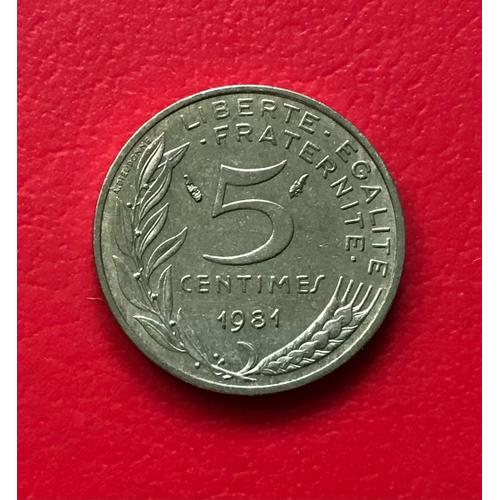 5 Centimes - Marianne - 1981 - France