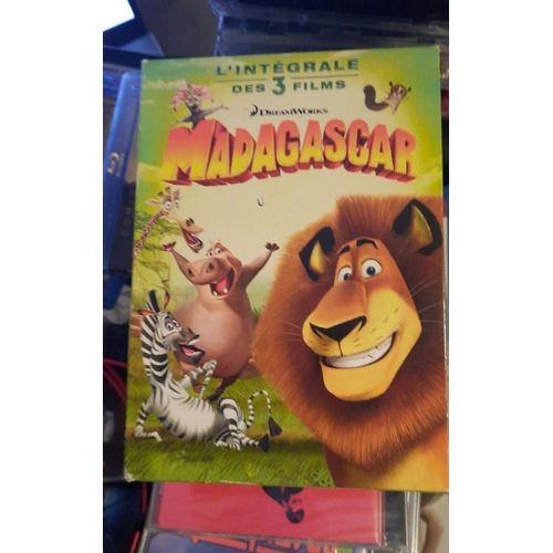 Coffret Dvd L Integrale Des 3 Fims Madagascar